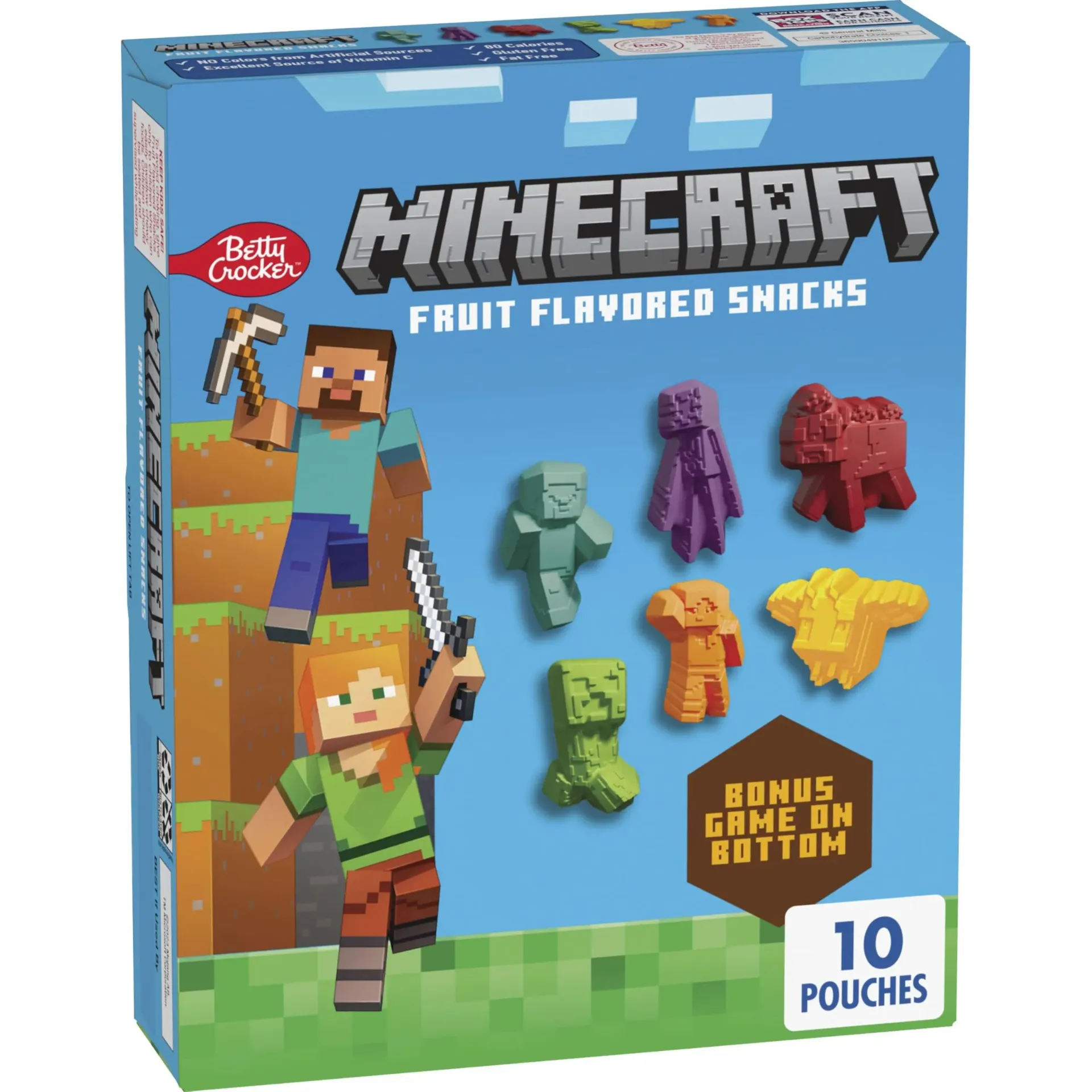 حلوى ماينكرافت نكهة الفواكة 226جم/MINECRAFT FRUIT FLAVORED SNACK 226 G