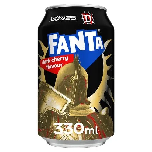فانتا  نكهة الكرز الأسود 330 مل/FANTA DARK CHERRY FLAVOR 330 ML