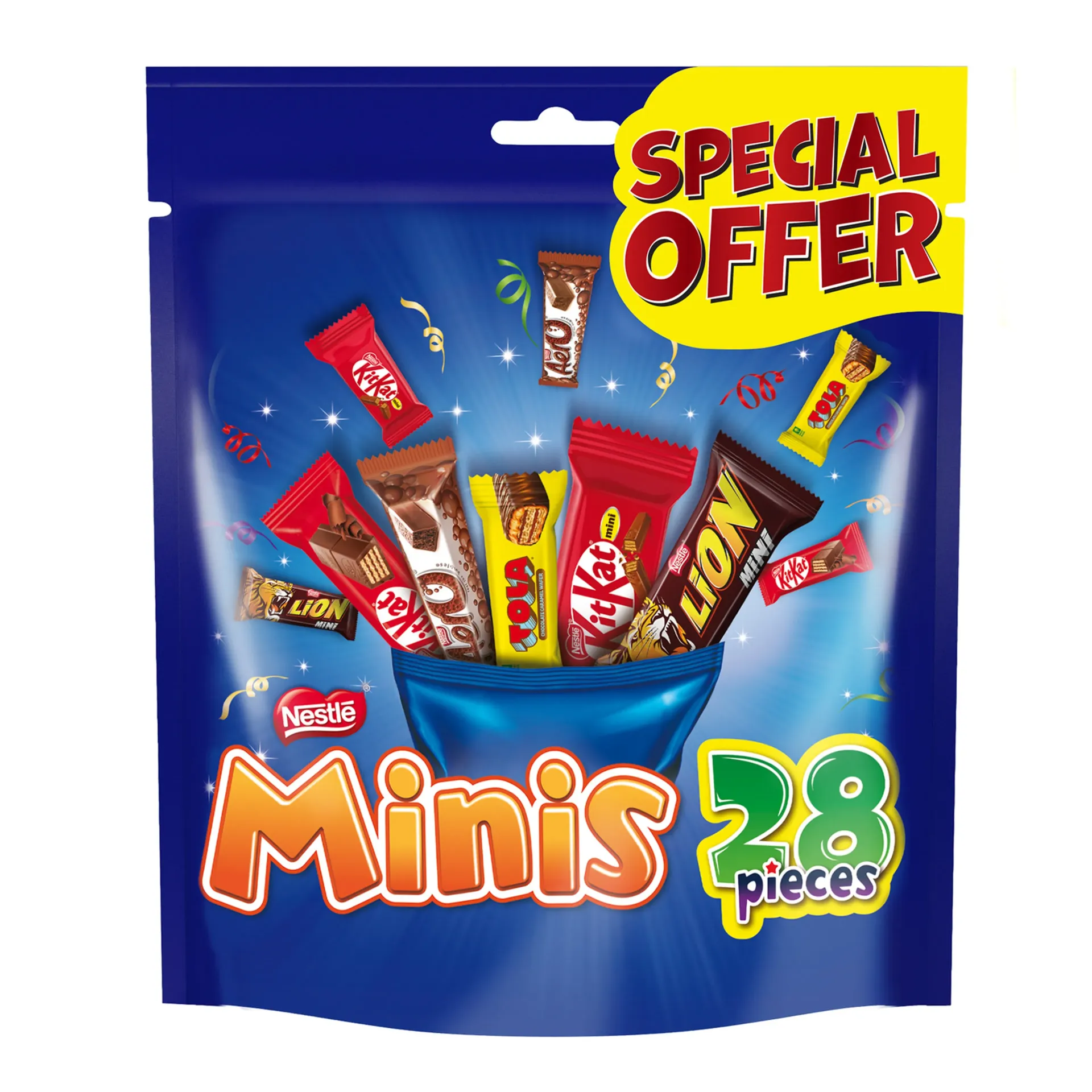 نستلة مينىز 28  حبة 338.5  جم/NESTLE MINIS 28 PCS 338.5