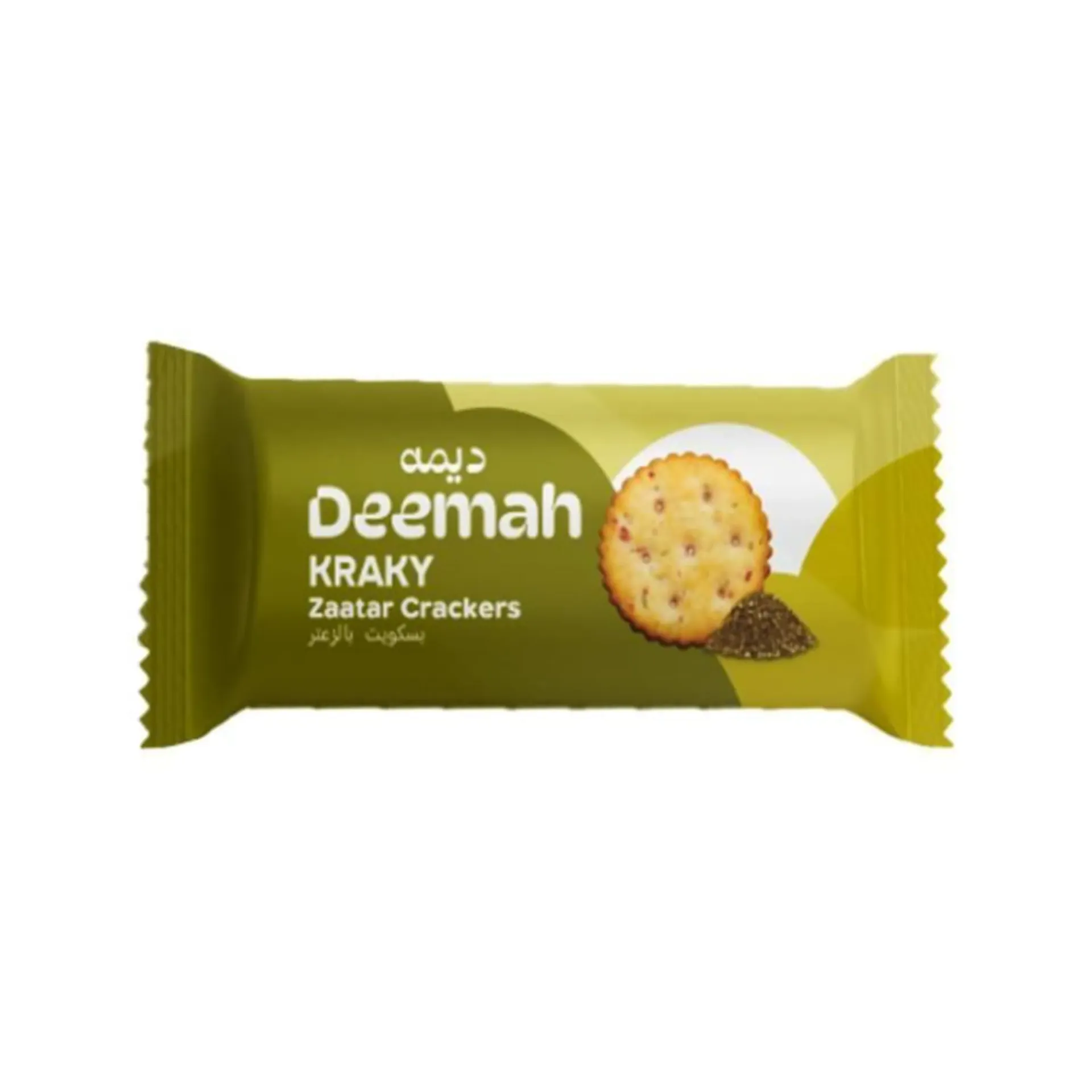 DEEMAH KRAKY ZAATAR CRACKERS 42 G - ديمة بسكويت بالزعتر 42 جم