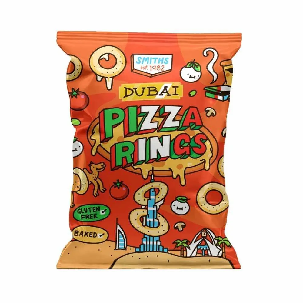 سمتس دبى بيتزا رينجز 60 جم/SMITHS DUBAI PIZZA RINGS 60 G