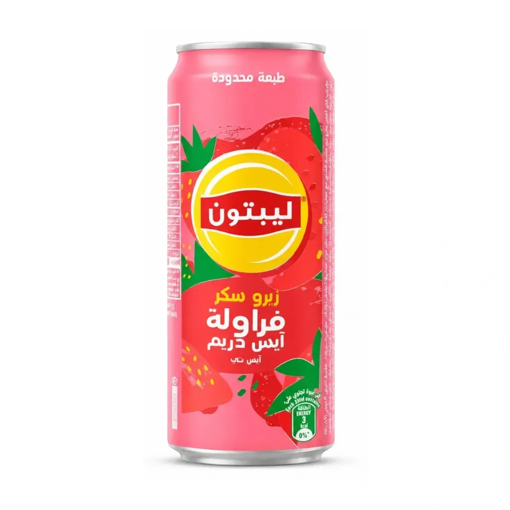 ليبتون شاى مثلج فراولة ايس دريم 320 مل*6/LIPTON ICED TEA STRAWBERRY ICE DREAM 320 ML*6
