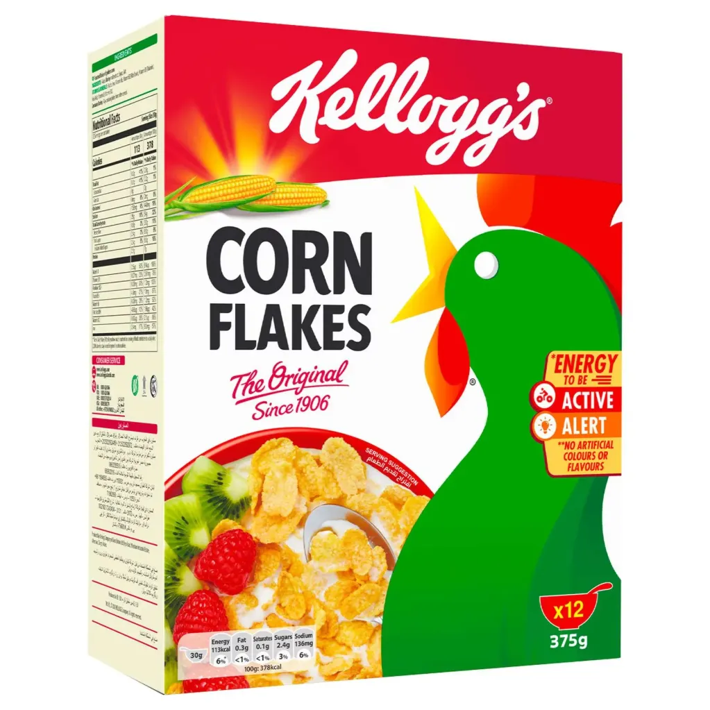 كيلوجز كورن فليكس 375 جم/KELLOGG'S CORN FLAKES 375 G