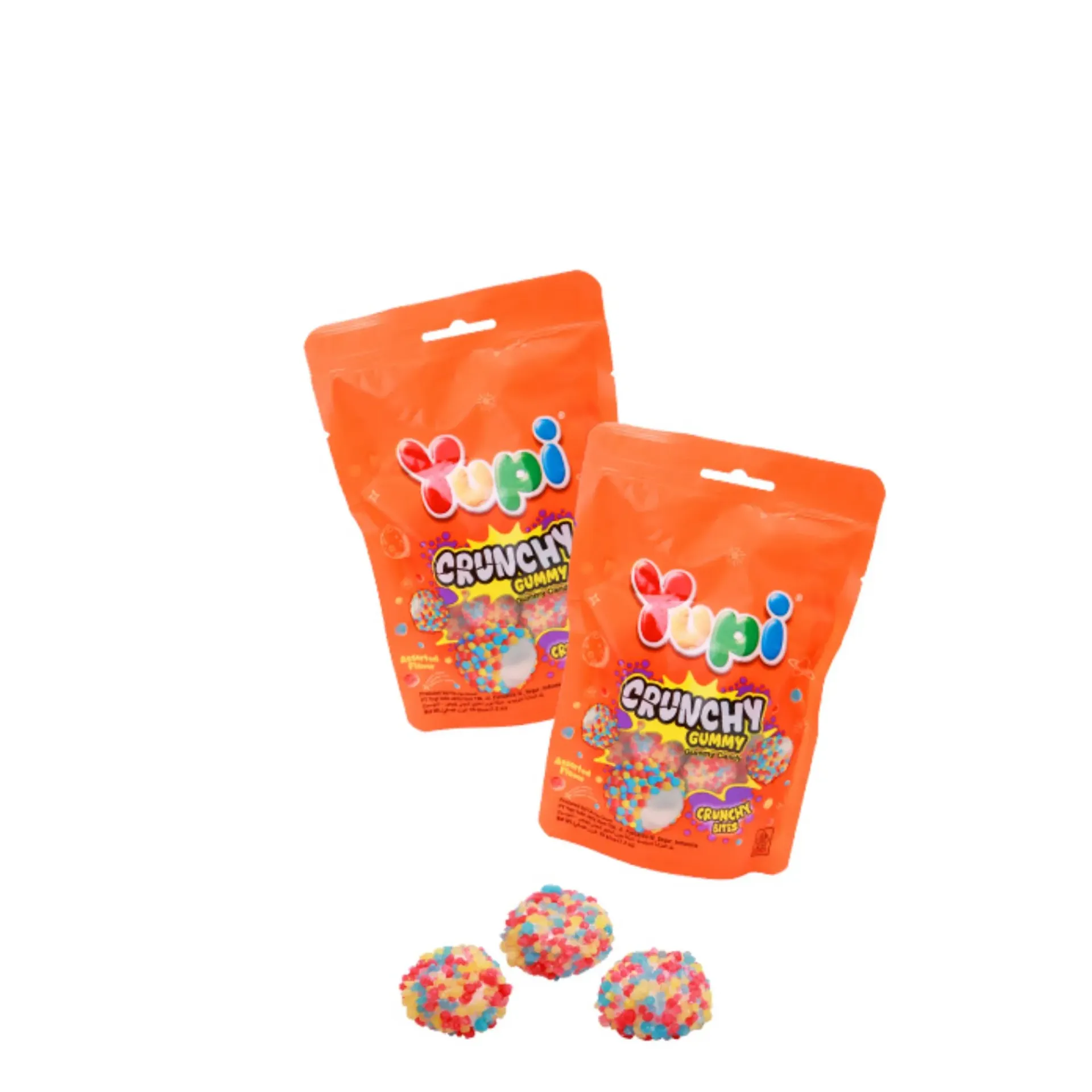 يوبى قطح حلوى الجيلى المقرمشة 35 جم*12/YUPI CRUNCHY GUMMY 35 G*12