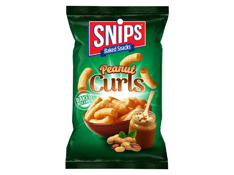 سنيبس سناك مخبوز منتفخات الذرة- فول سودانى 200  جم/SNIPS BAKED SNACKS CORN PEANUT CURL 200 G