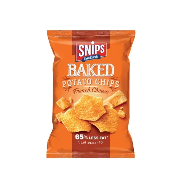 سنيبس سناك مخبوز شيبس البطاطا بالجبنة الفرنسية 150  جم/SNIPS BAKED SNACKS BAKED POTATO CHIPS FRENCH CHEESE 150 G