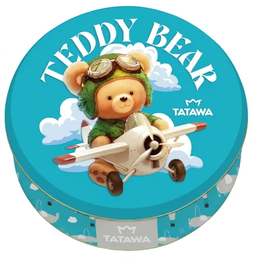 بسكويت الزبدة تيدى بير الطائرة 80  جم/BUTTER COOKIES TEDDY BEAR AIRPLANE 80 G