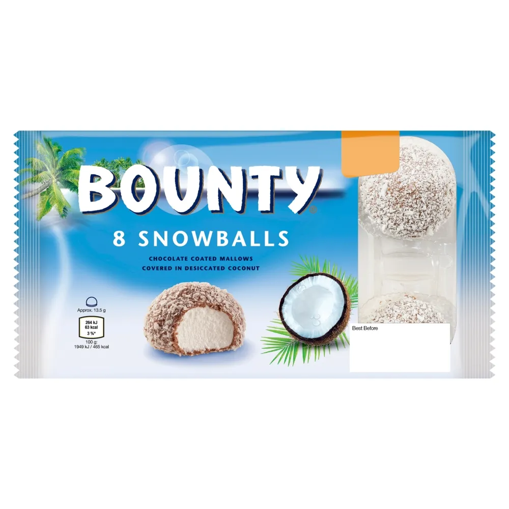 باونتى سنوبول 8 حبة/BOUNTY SNOWBALLS 8 PCS