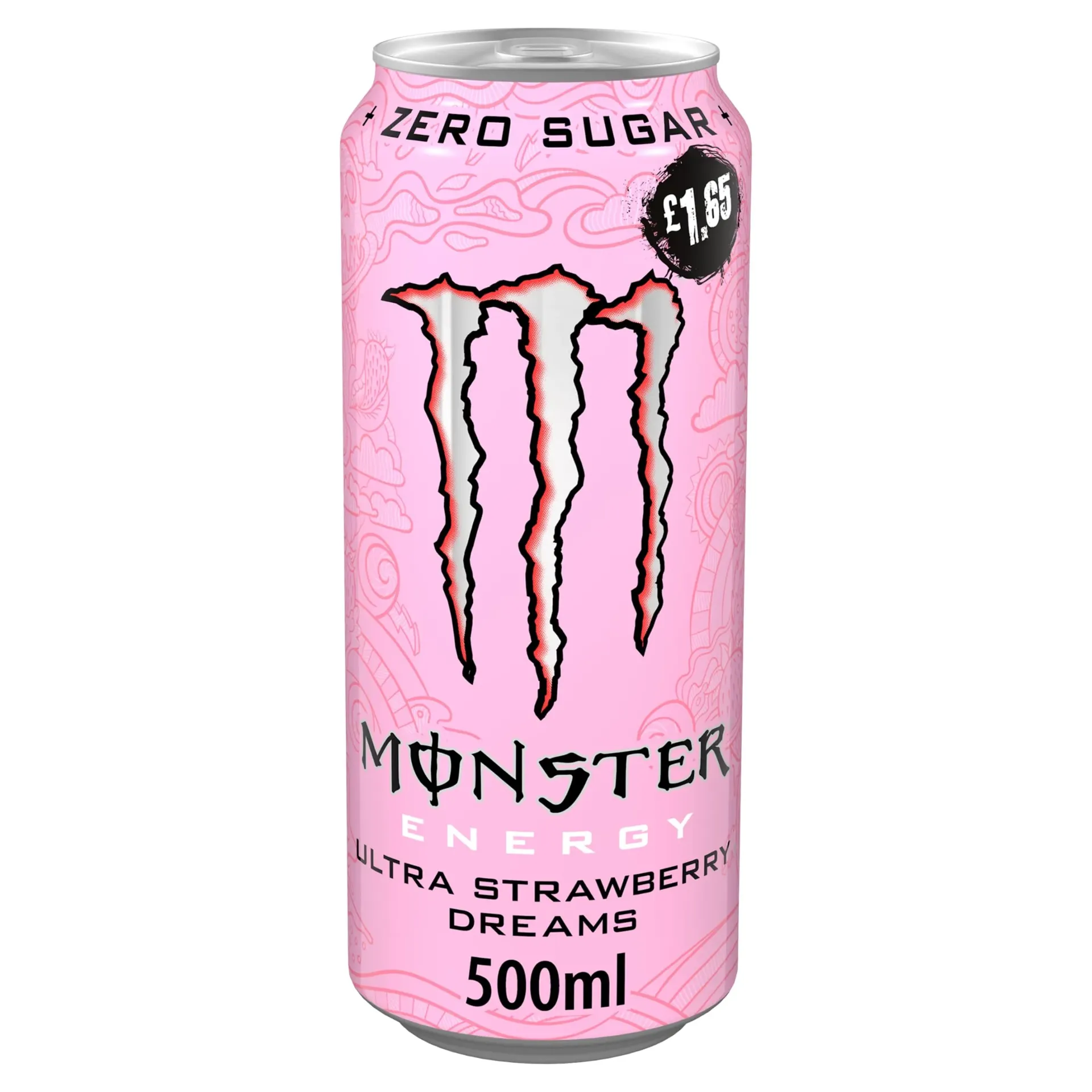 مونستر الترا الفراولة 500  مل/MONSTER ULTRA STRAWBERRY DREAMS  500 ML