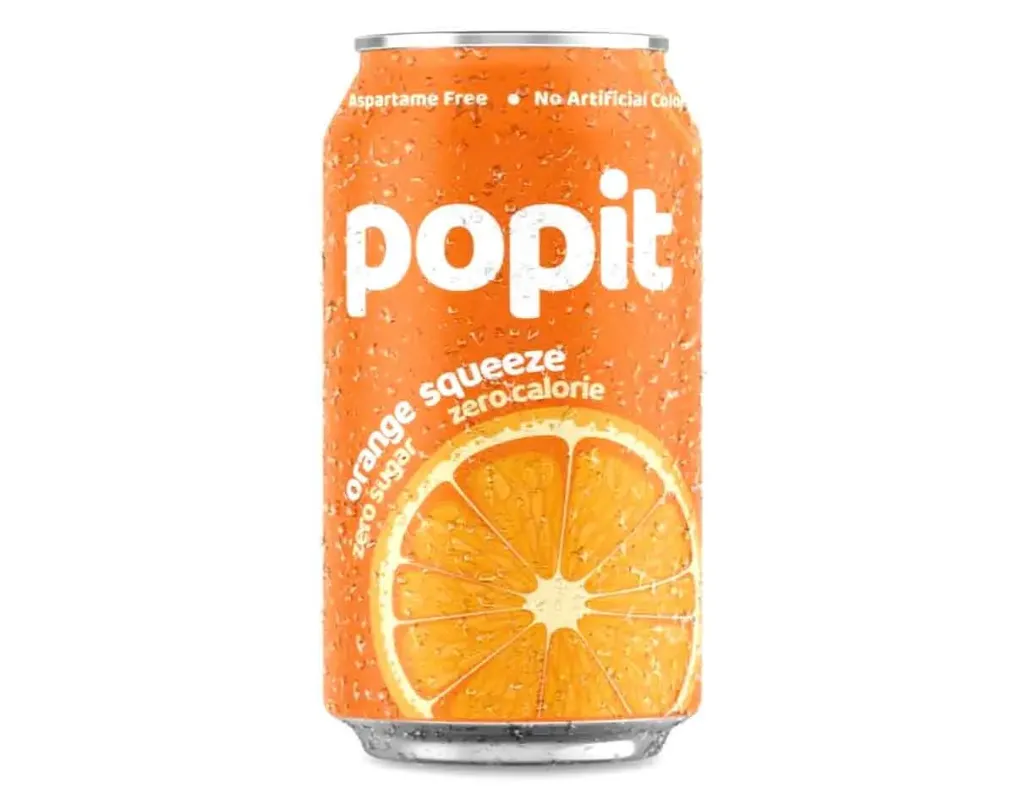 بوب ات برتقال زيرو سكر 300 مل POP IT ORANGE ZERO SUGAR 300 ML