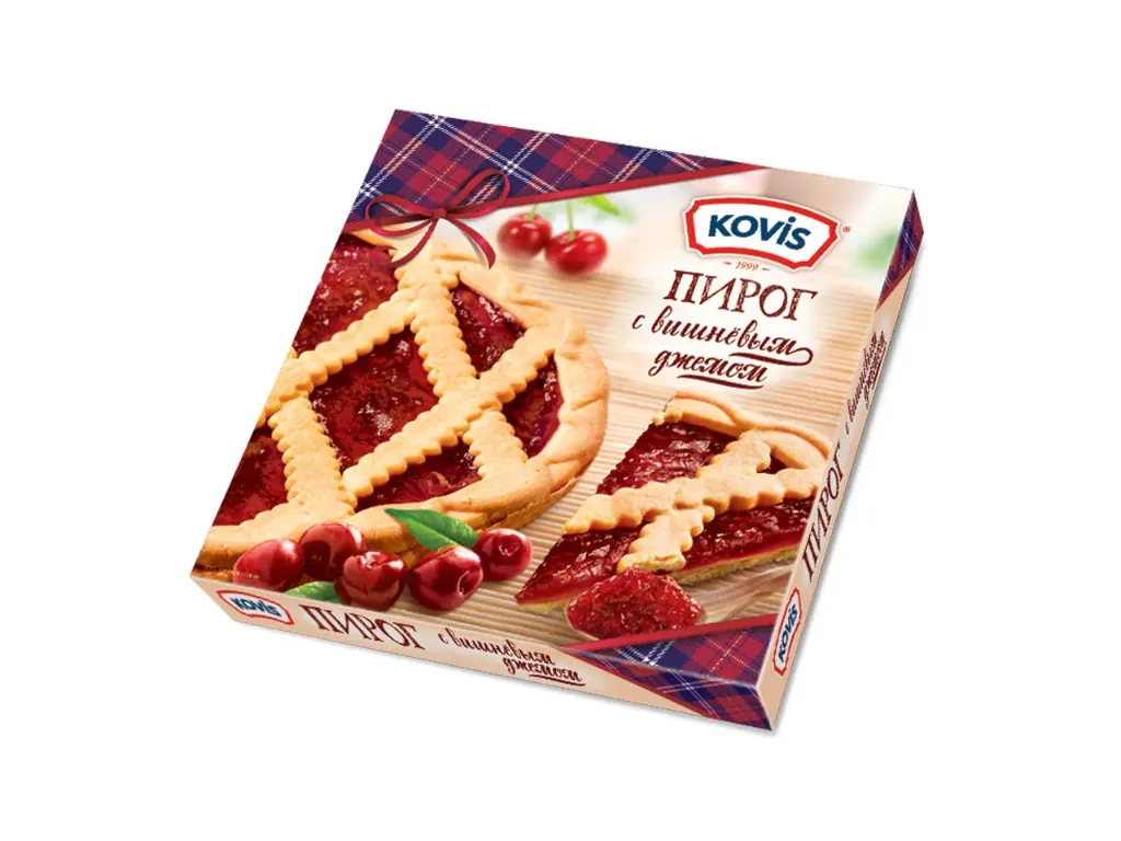 كوفيس فطيرة مع مربى الكرز 430  جم KOVIS SHORT PIE WITH CHERRY JAM 430 G
