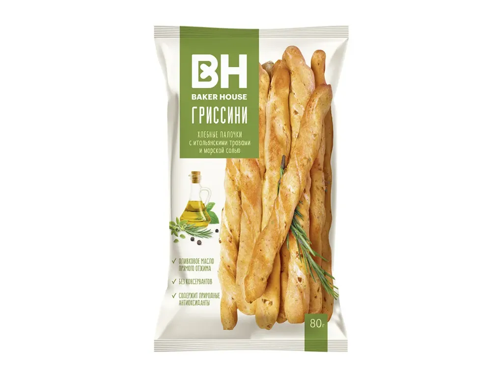 جريسيني اصابع خبز مع الاعشاب 80جرام GRISSINI Herb Breadsticks 80g