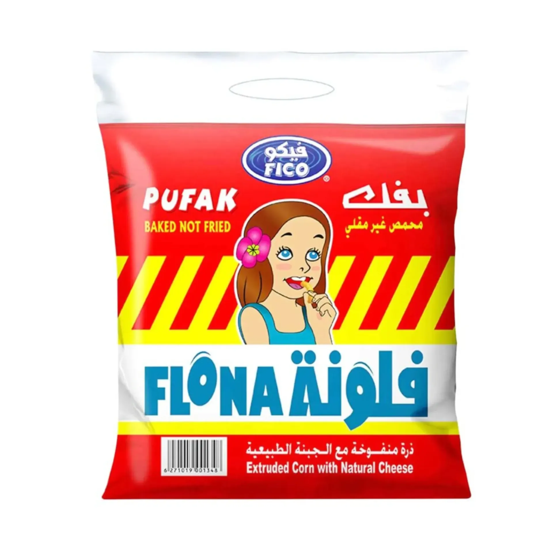 فيكو بفك فلونة الجبنة الطبيعية 15  جم*20/FICO PUFAK FLONA 15 G*20