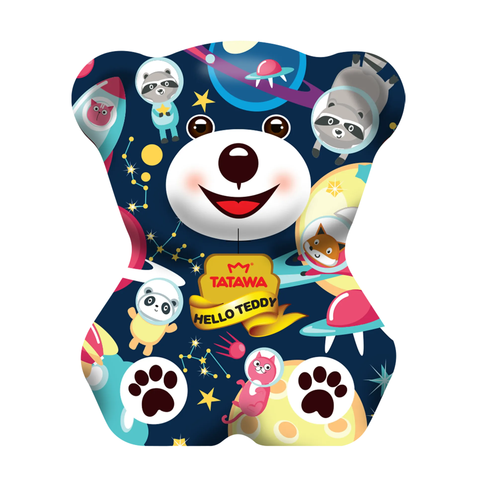 تاتوا تيدى بير  كوكيز بمربى البلوبيرى 144  جم/TATAWA TEDDY BEAR BLUEBERRY JAM FILLED COOKIES 144 G