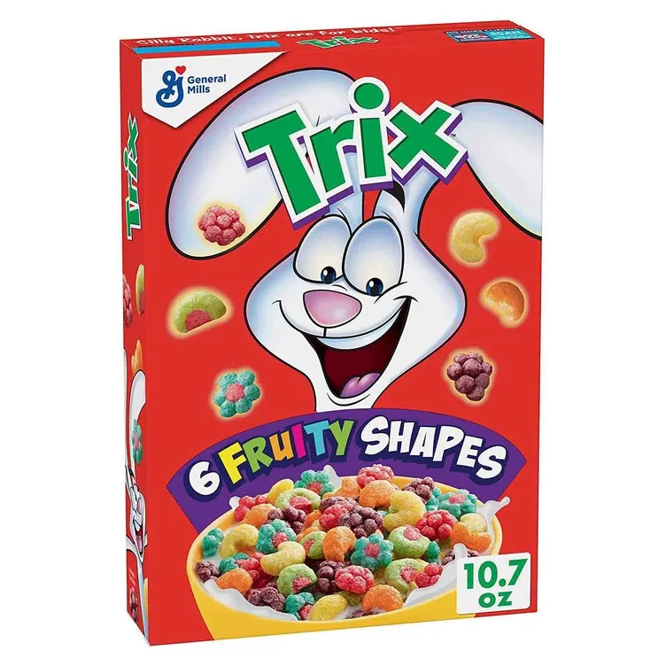 تريكس كورن فليكس حبوب الفواكة الستة 303  جم/TRIX 6 FRUITY SHAPES CORNFLAKES 303 G