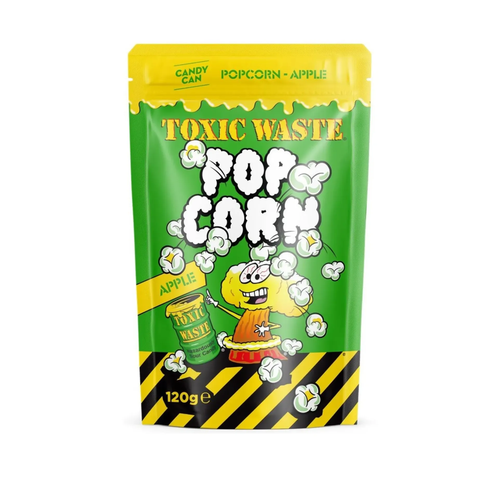 توكسيك ويست بوب كورن نكهة التفاح 120  جم/TOXIC WASTE POP CORN APPLE 120 G