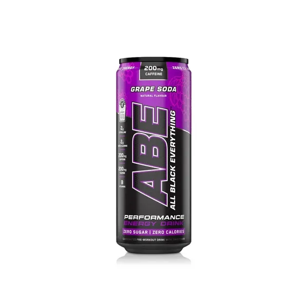 مشروب طاقة إى بى نكهة صودا العنب 330  مل/ABE PERFORMANCE ENERGY DRINK GRAPE SODA 330 ML