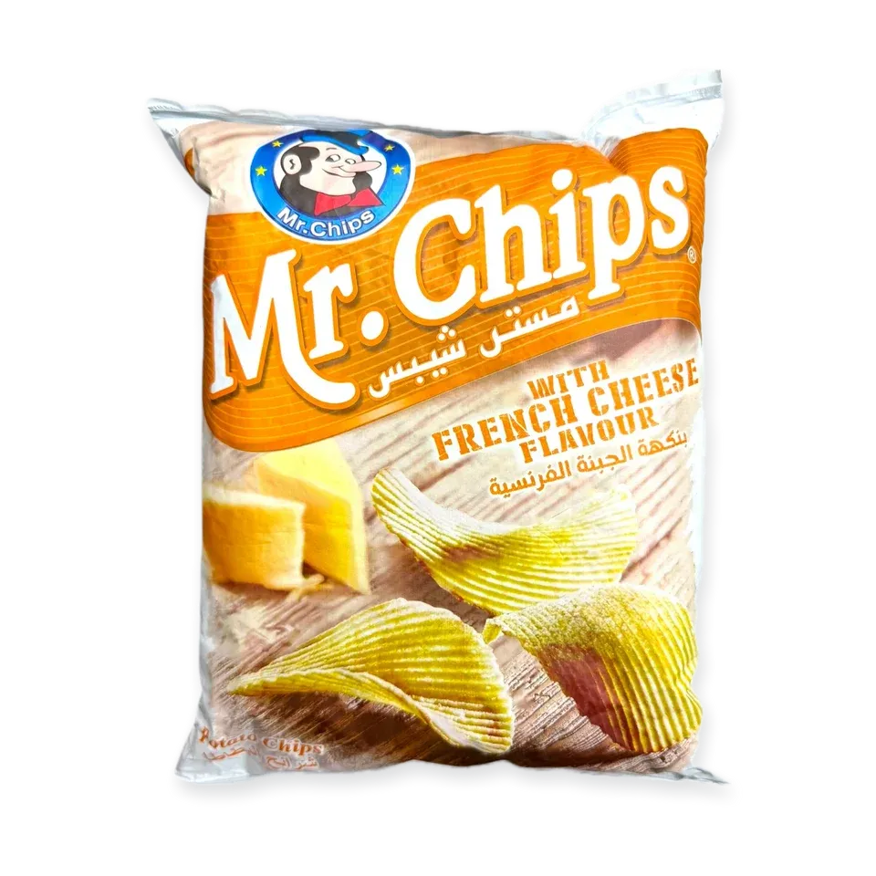 مستر شيبس نكهة الجبنة الفرنسية 80  جم/MR CHIPS WITH FRENCH CHEESE FLAVOR 80 G
