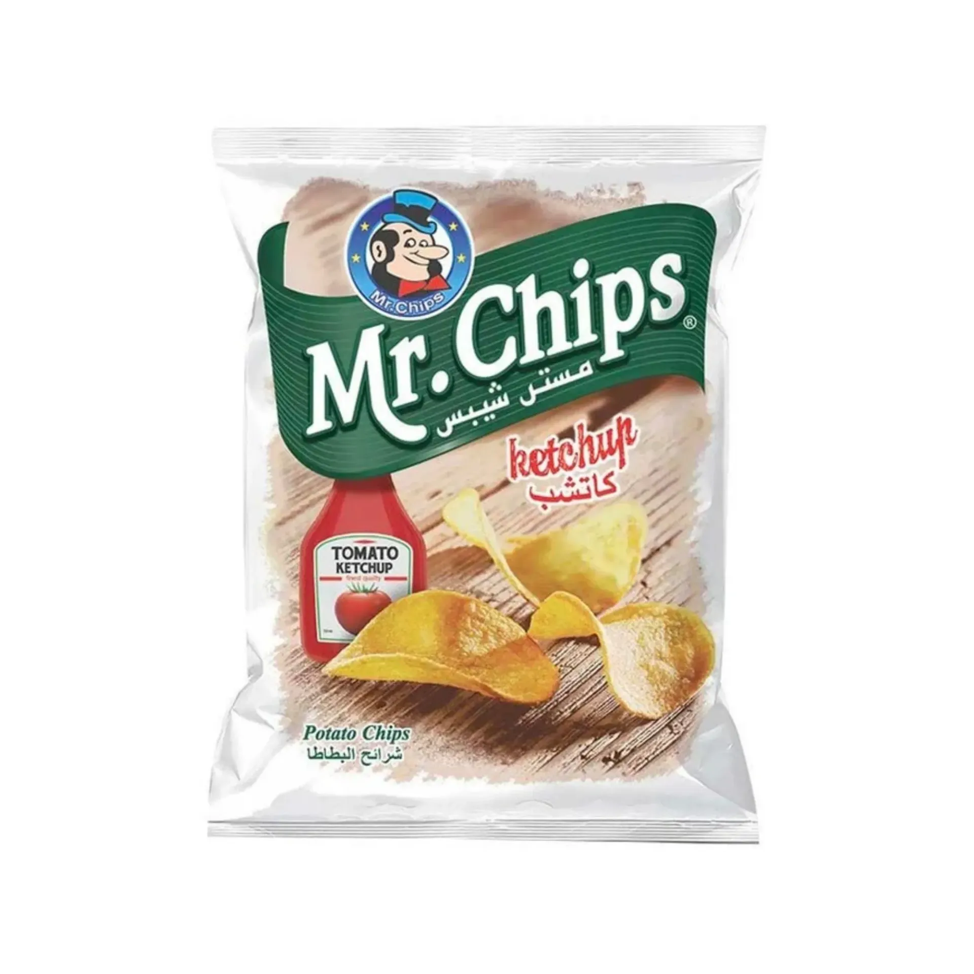 مستر شيبس نكهة الكاتشب 80  جم/MR CHIPS WITH KETCHUP FLAVOR 80 G