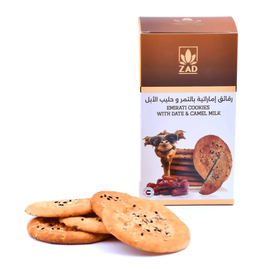 زاد رقائق اماراتية بالتمر وحليب الإبل 75  جم/ZAD EMARATI WITH DATE& CAMEL MILK 75 G