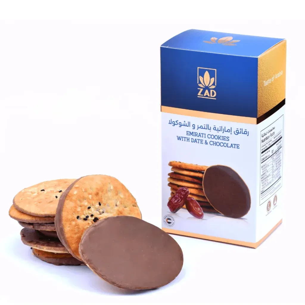زاد رقائق اماراتية بالتمر والشوكولا 75  جم/ZAD EMARATI WITH DATE& CHOCOLATE 75 G
