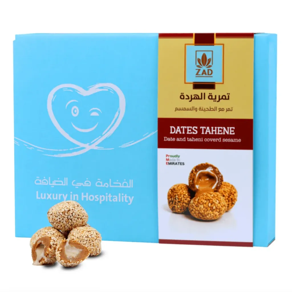 زاد كرات تمر بالطحينية والسمسم 400  جم/ZAD TAMRIYA TAHIANA&SESAME 400G