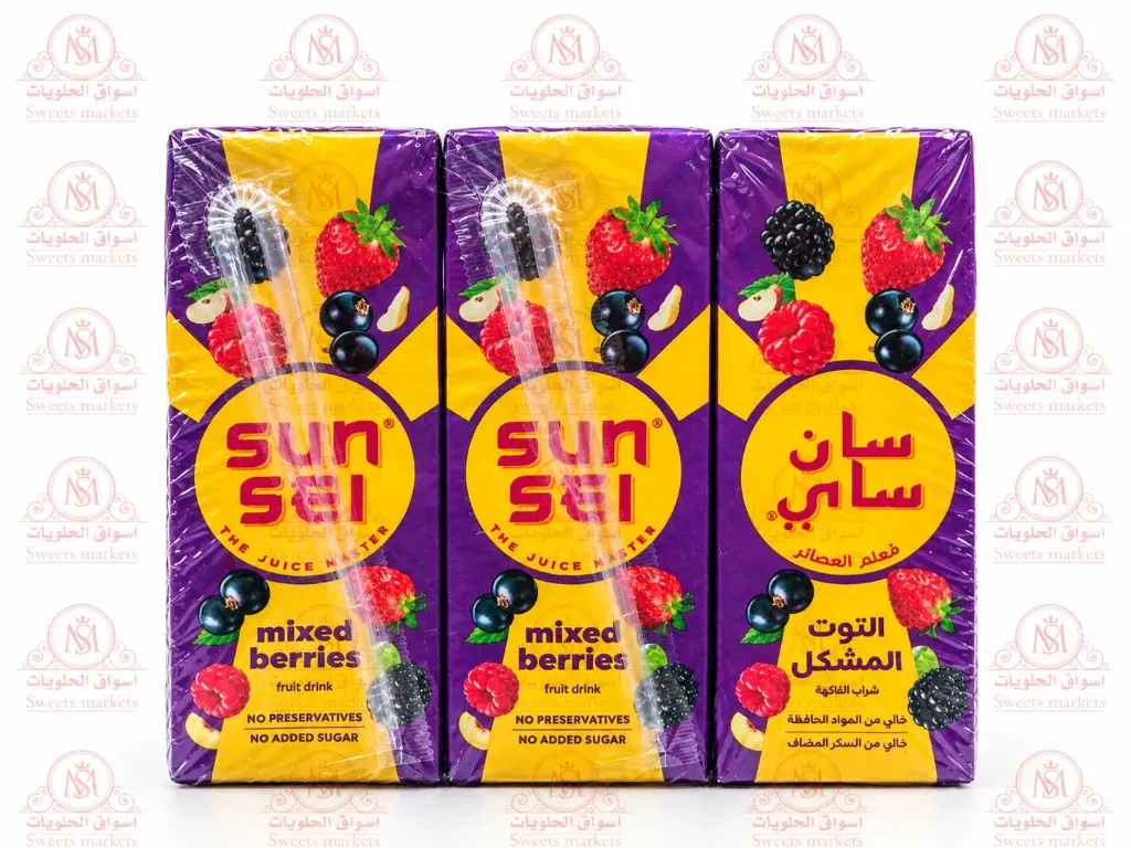 عصير سان ساي مكس التوت 180  مل/SUN SEI MIX BERRIES JUICE 180 ML