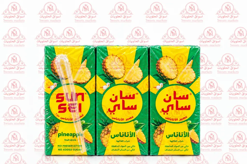 عصير سان ساي الأناناس 180  مل/SUN SEI PINEAPPLE JUICE 180 ML