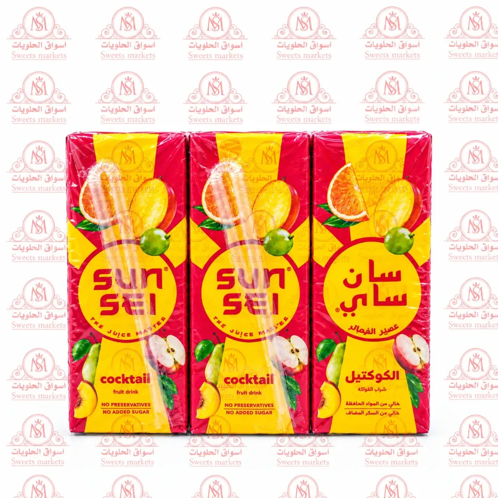 عصير سان ساي الكوكتيل 180  مل/SUN SEI COCKTAIL JUICE 180 ML