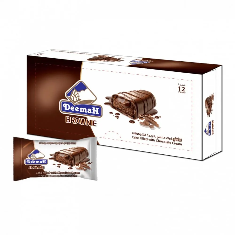 ديمة براونى كيك 37  جم/ DEEMAH BROWNI CAKE 37 G