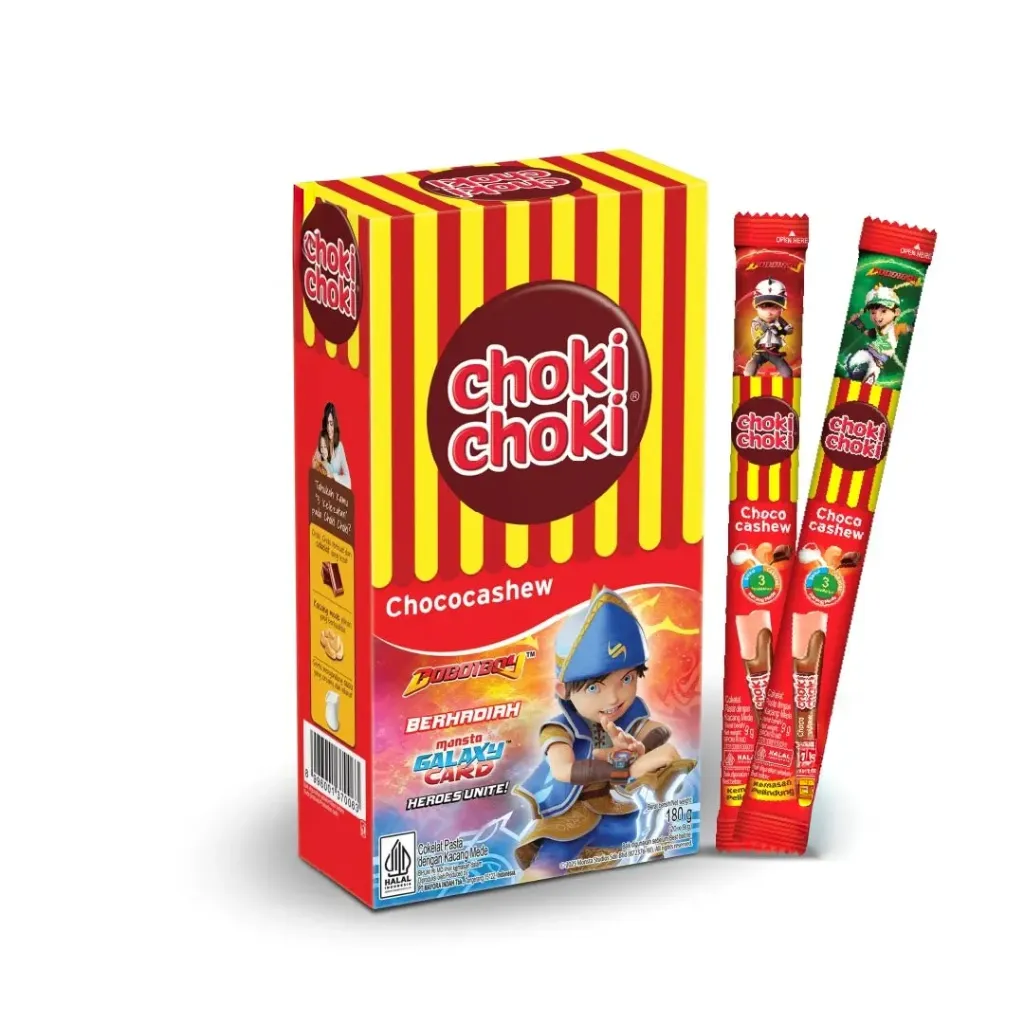 شوكى شوكى شوكولاتة كاجو 180  جم/CHOKI CHOKI CHOCOCASHEW 180 G