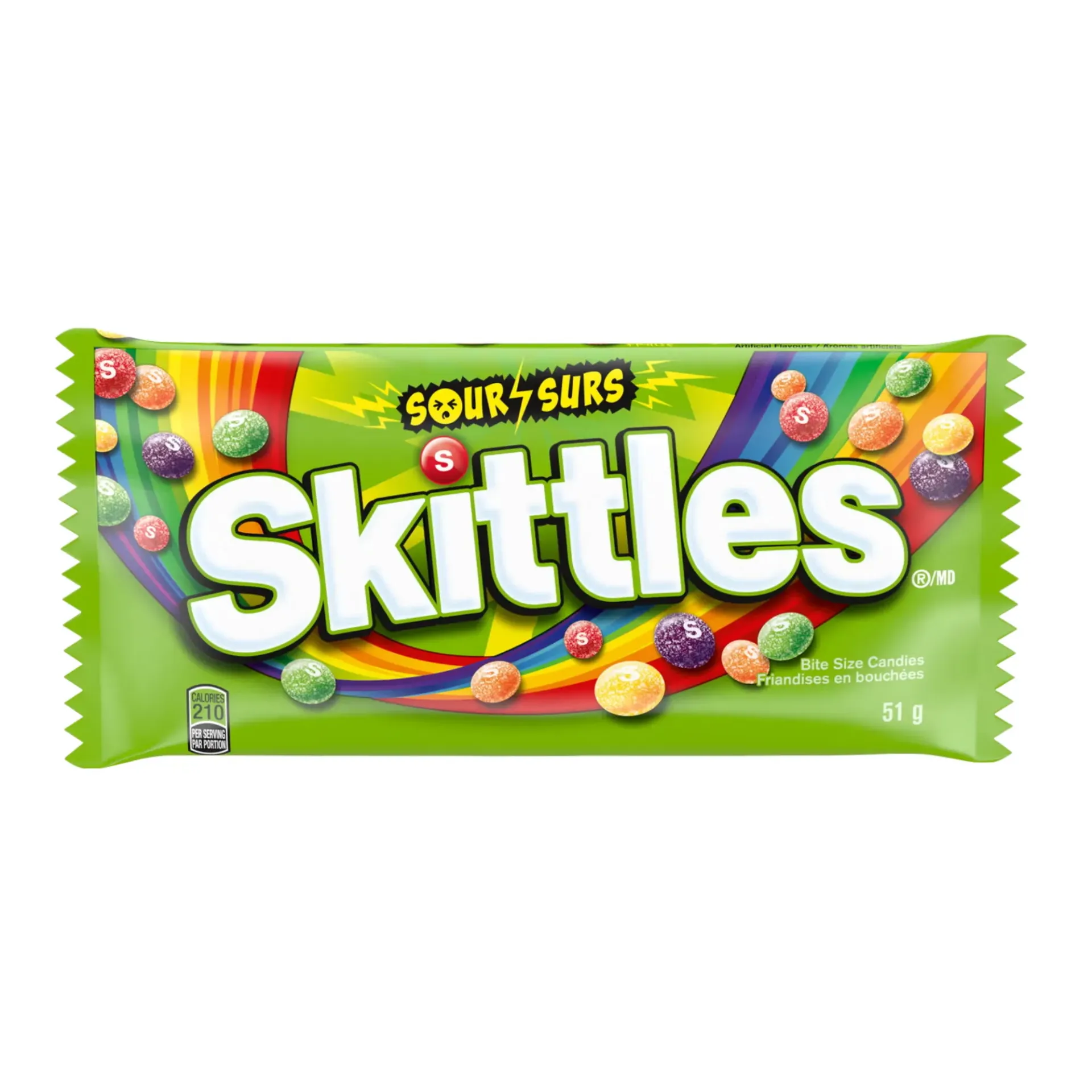 سكيتلز سور سرز 51  جم/SKITTLES SOUR SURS 51 G