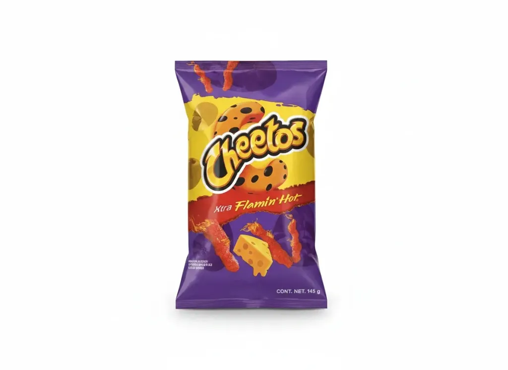 شيتوس اكسترا فلامينج هوت 145  جم/CHEETOS XTRA FLAMING HOT 145 G