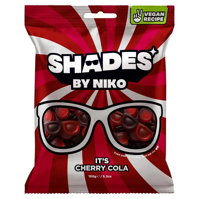 حلوى جيلى شيدز كولا الكرز 150  جم/SHADES BY NIKO CHERRY COLA 150 G